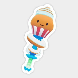 Funny Cupcake Sticker